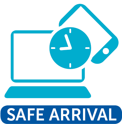 Safe Arrival Icon - Safe Arrival Logo (462x468), Png Download