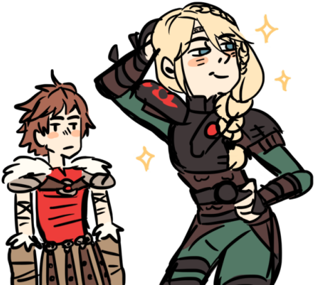Clothes Swap, Astrid Is Looking Fine - How To Train Your Dragon (500x416), Png Download