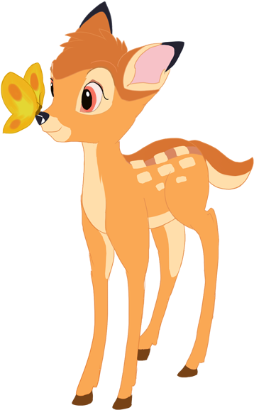 Bambi By Valichan On Deviantart Clip Art Library - Png De Bambi (377x616), Png Download