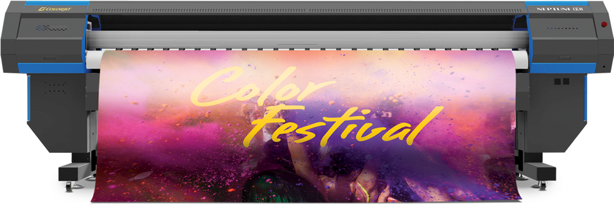 Neptune Hq - Banner Printing Machine Png (1252x700), Png Download