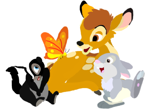 Bambi And Friends Toystoryfan Artwork - Bambi And Friends Png (527x455), Png Download