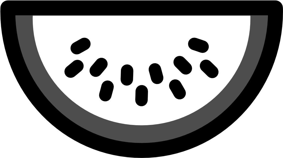 Watermelon Clipart Logo - Gloucester Road Tube Station (1331x1331), Png Download