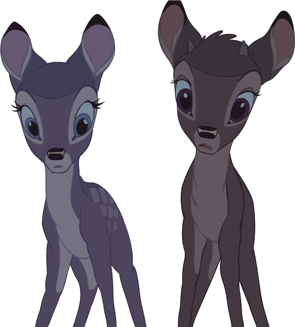 File History - Bambi And Faline Png (1920x1080), Png Download