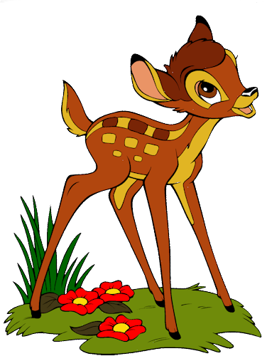 Bambi - Give - Bambi Em Png (376x500), Png Download