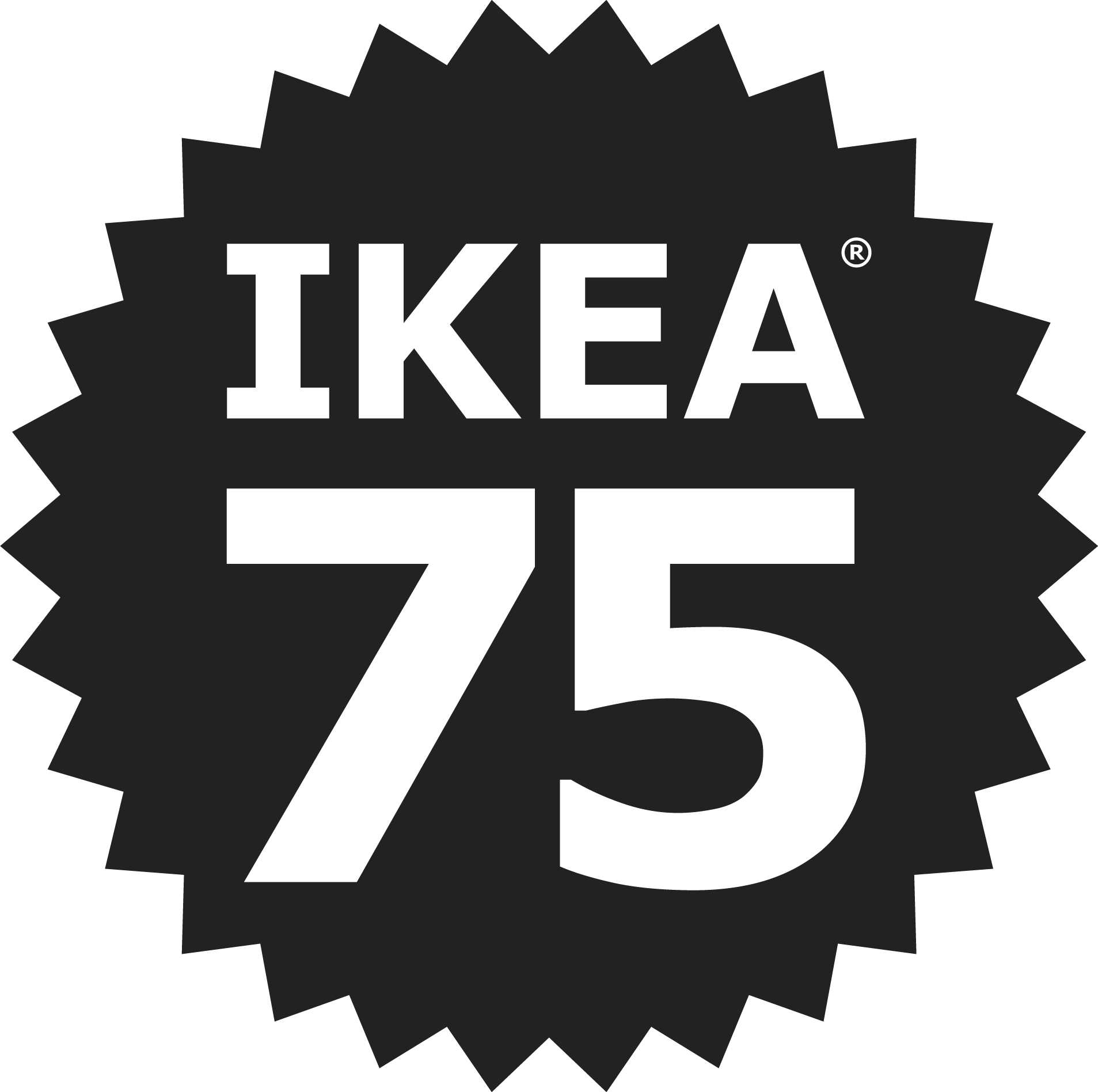 1943-2018 And The Coming 75 Years - Ikea 75 År (1907x1896), Png Download