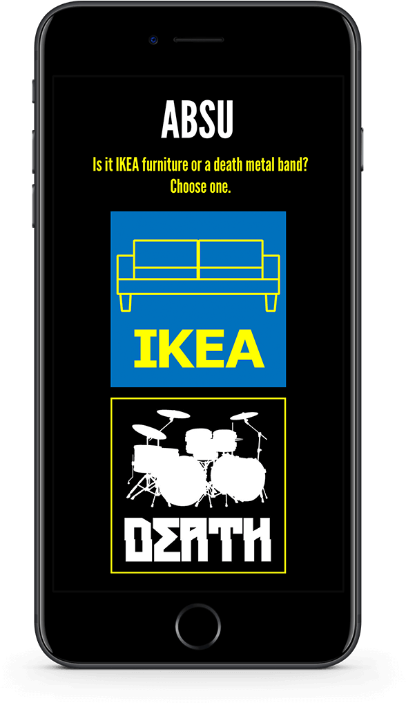 Ikea Phone Screen - Drum Set Sticker Wall Art, Black (600x1029), Png Download