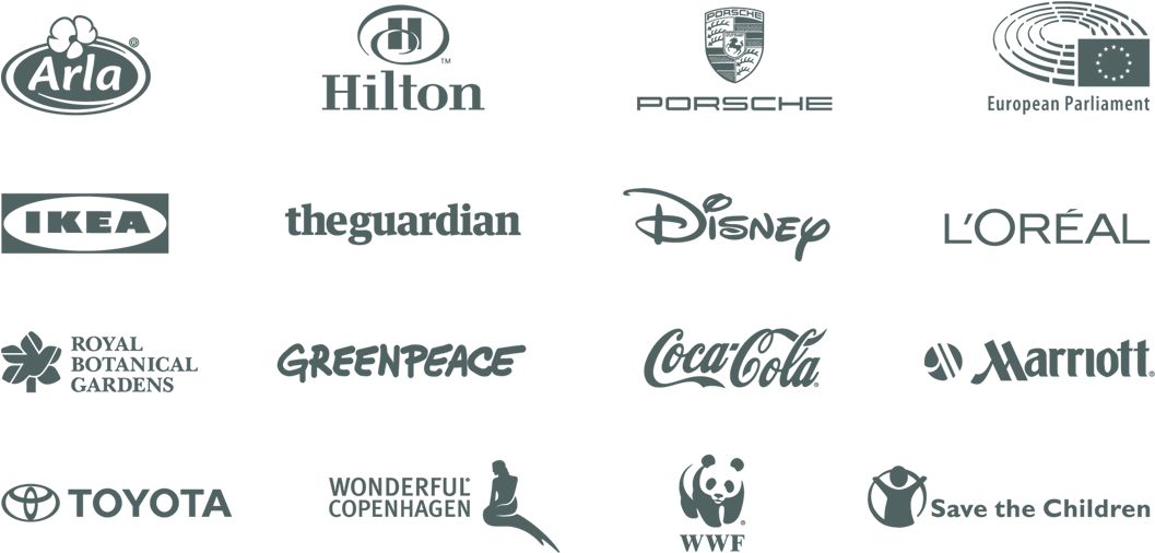 Logos Of Companies That Have Used Sprout Pencils To - Sustainability (1600x640), Png Download