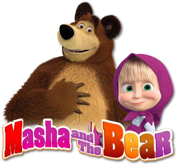 Masha I Medved Image - Masha And The Bear Logo (1000x562), Png Download