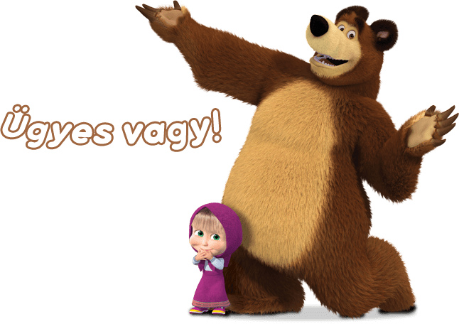 Masza I Niedźwiedź. Moja Bajeczka Egmont (646x456), Png Download