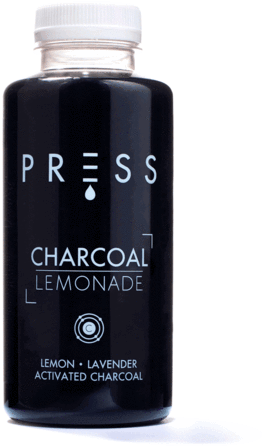 Press London Activated Charcoal Lemonade Water - Charcoal Lemonade (630x630), Png Download
