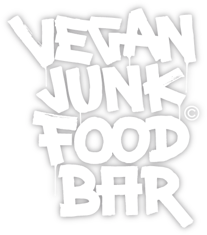 Vegan Logo Schade - Vegan Junk Food Bar Logo (470x484), Png Download