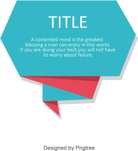 Fashion Origami Style Blue Border, Origami Style Border，origami, - Origami Banner Png Transparent (640x640), Png Download