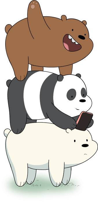 Png June Ex Bears - We Bare The Bears (339x695), Png Download