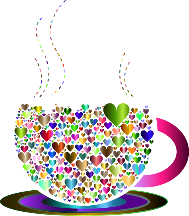 Love & Gratitude Coffee Computer Icons - Coffee In Love Clip Art (656x750), Png Download