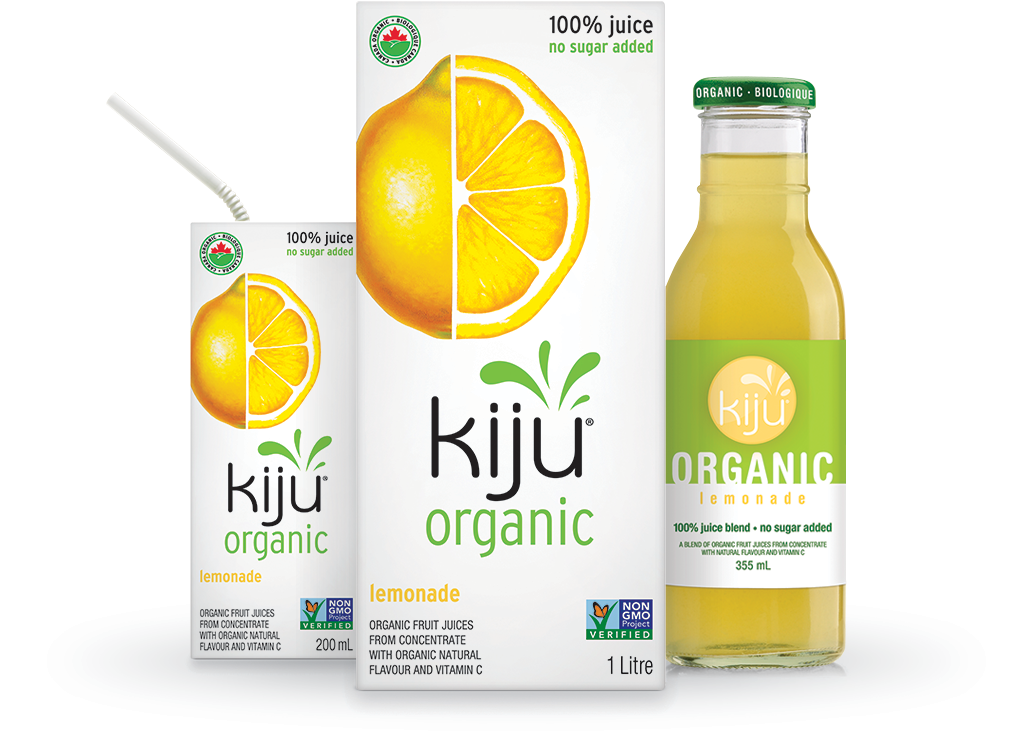 Kiju Organic Juice Lemonade (1035x810), Png Download