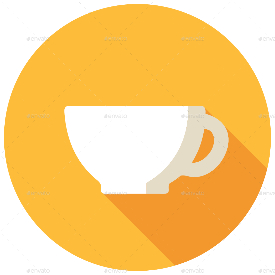 Coffee Icon Png - Coffee Cup Flat Icon (1067x1067), Png Download