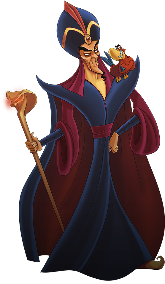 Disney Villains Png - Aladdin Jafar (655x1000), Png Download