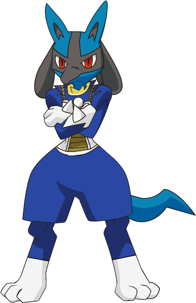 Png - Lucario Standing Straight (1024x1024), Png Download