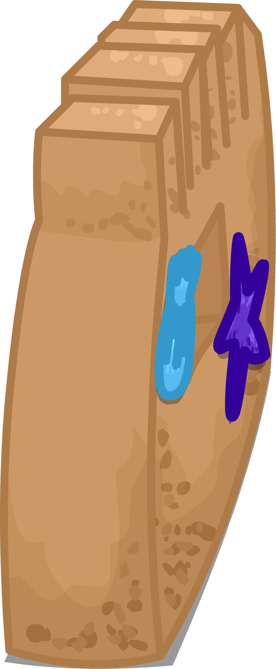 Sand Castle Wall Sprite 004 - Illustration (886x2144), Png Download