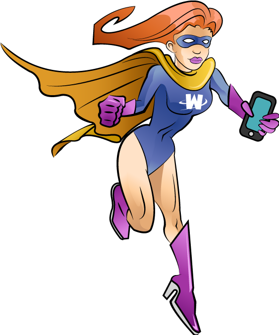 Superwoman Image Gallery Of Super Woman Clipart - Superhero And Villain Clipart (563x676), Png Download