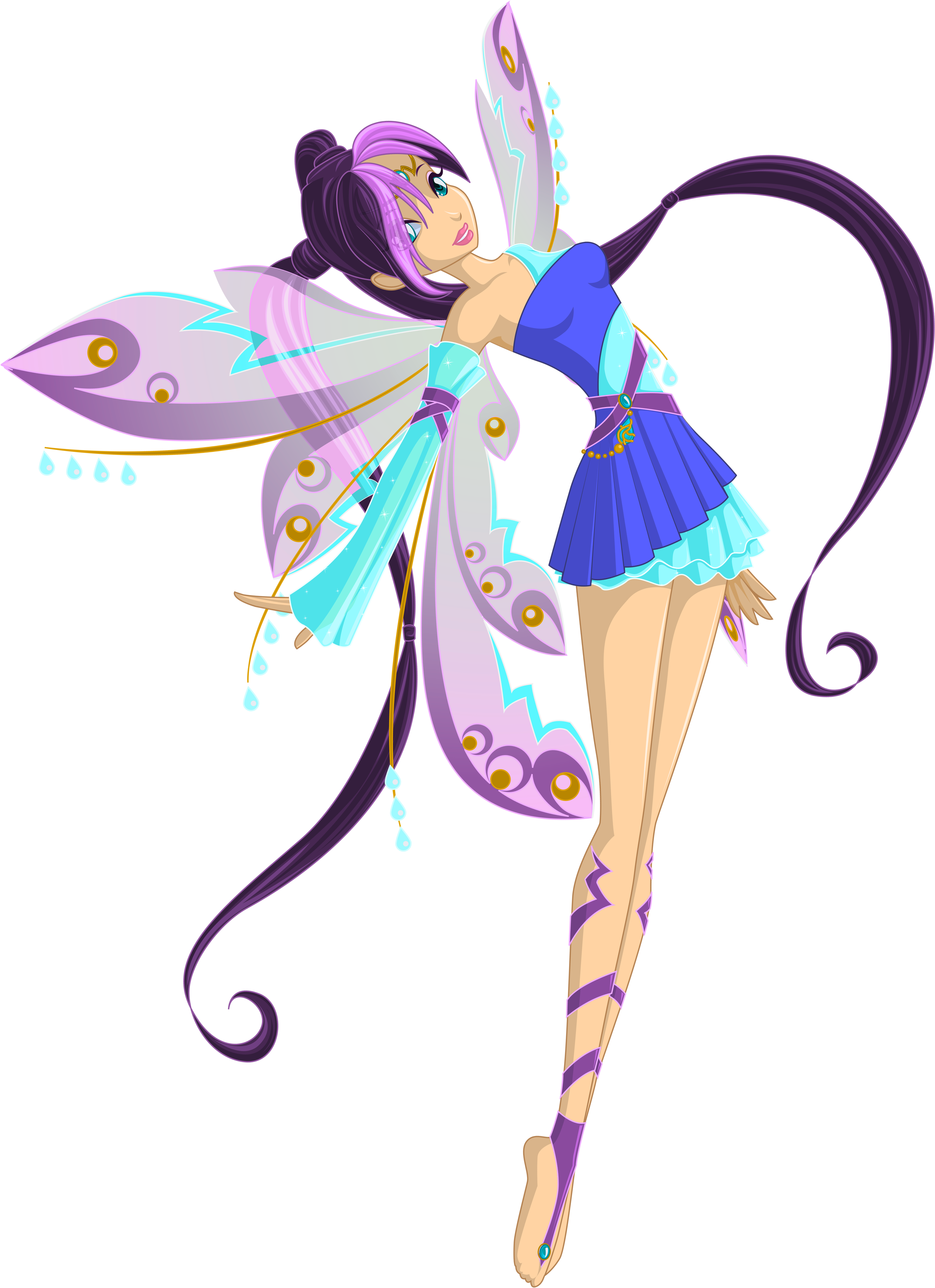 Fairy Elegant Png Clipart - Fairy Png (3218x4172), Png Download