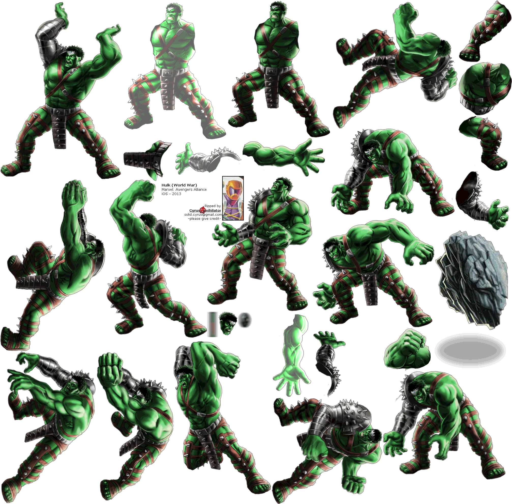 Click For Full Sized Image Hulk - Action Figure (2018x1990), Png Download