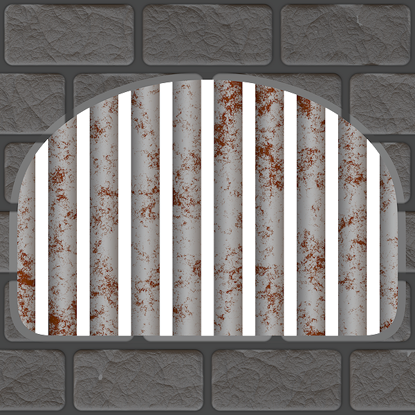 Castle Window 1 - Prison (600x600), Png Download