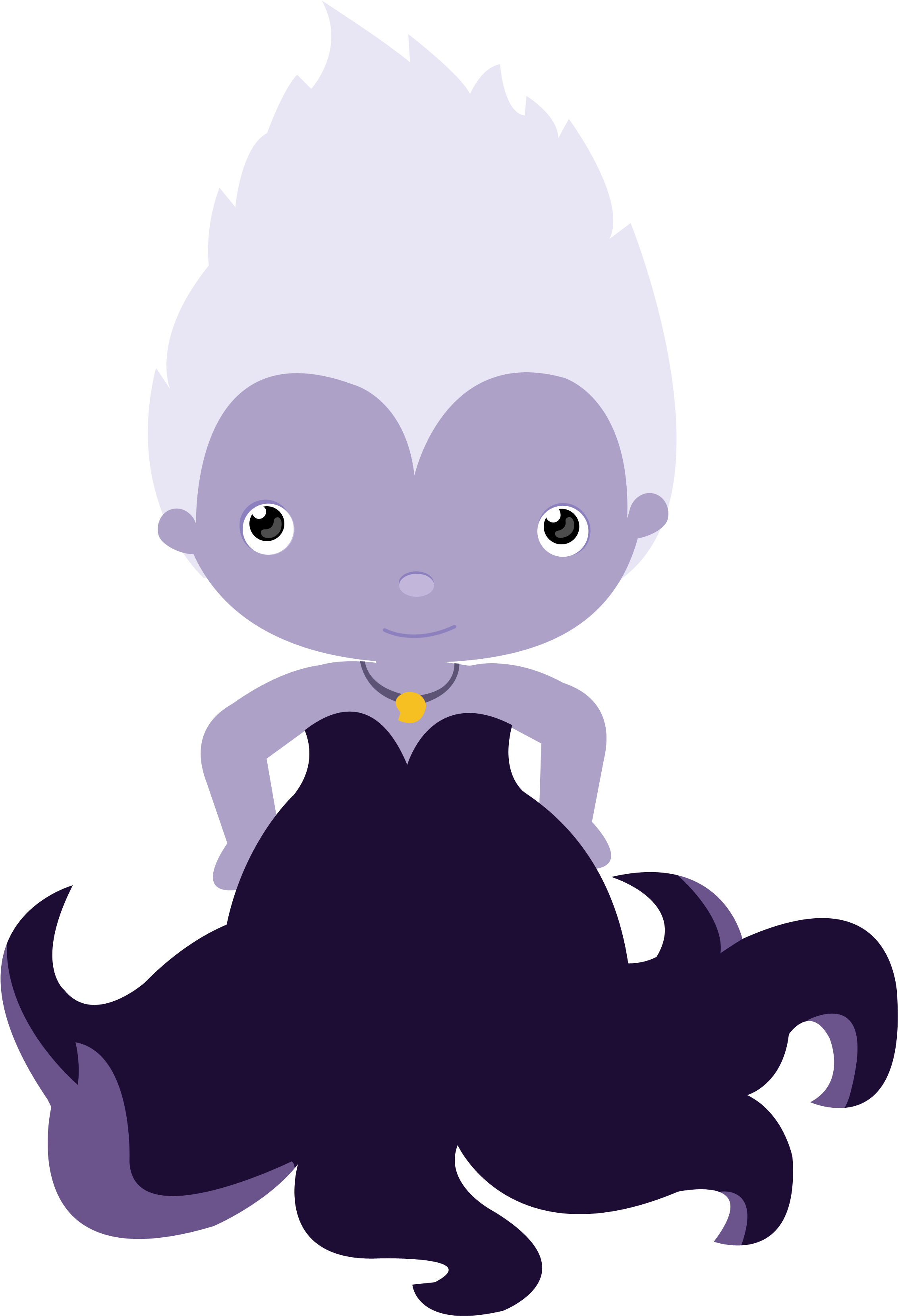 Graphic Royalty Free Download Free On Dumielauxepices - Disney Villain Png Minus (2432x3381), Png Download