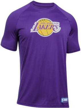 Los Angeles Lakers Primary Logo Tech T-shirt - Los Angeles Lakers Economy 5 Foot X 8 Foot Mat (360x480), Png Download