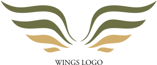 Vector Eagle Wings Logo Inspiration Download - Eagle Wings Logos (389x346), Png Download