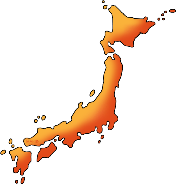 Map Clipart Japan - Japan Map Clipart (601x648), Png Download