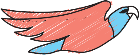 Bird With Big Photos By Canva - Illustration (550x550), Png Download