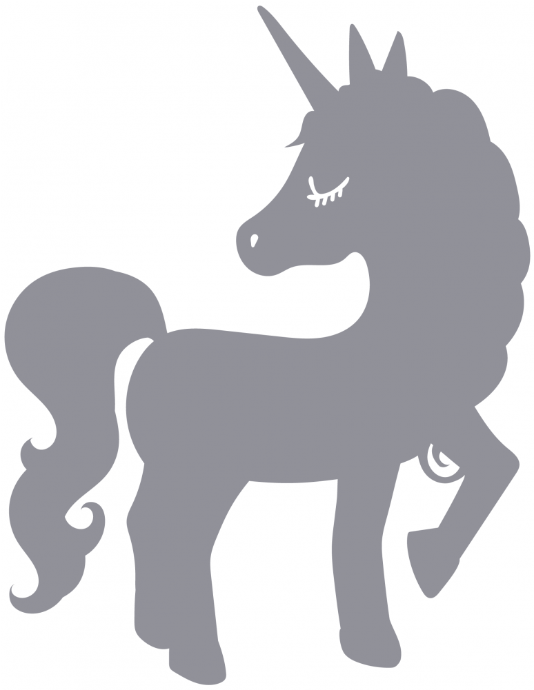 Cute Unicorn - Unicorn (1000x1000), Png Download