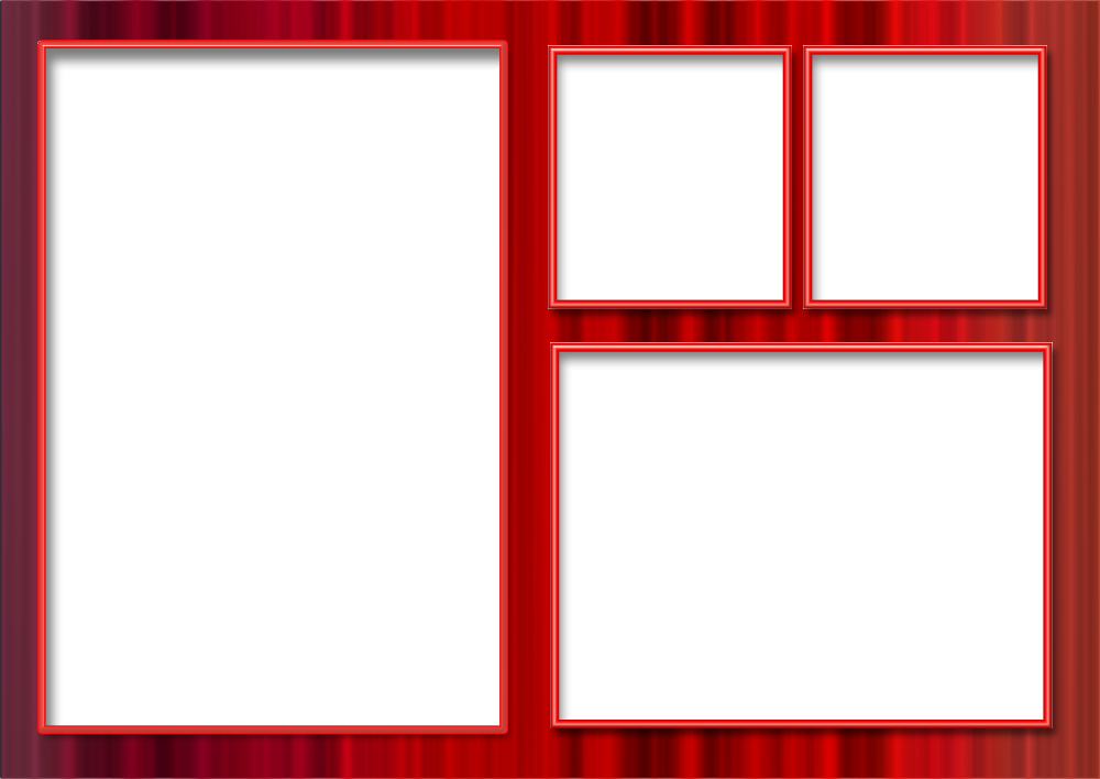 Red Simple Frame For Photo - Simple Photo Frame Png (1000x708), Png Download