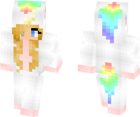 Download Cute Unicorn Girl - Skin Minecraft Izumi Sagiri | Transparent ...