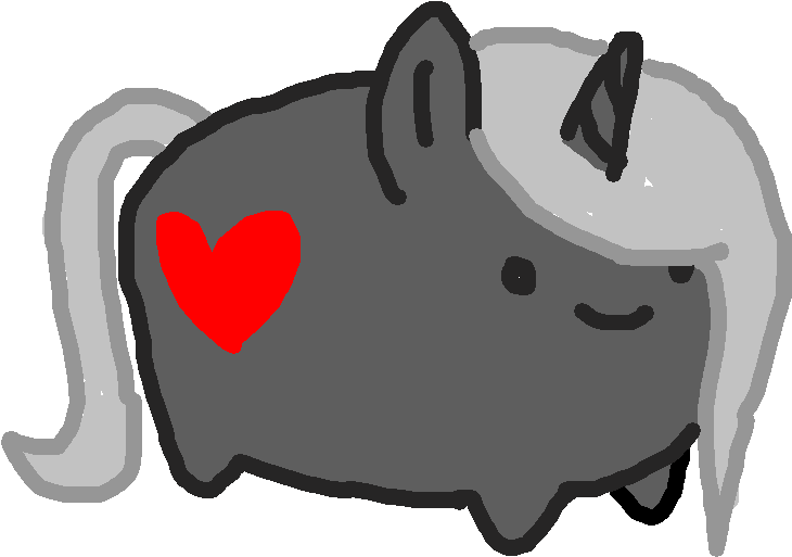 Chubby Pony For Wonderful Unicorn - Cute Fat Unicorn Drawing (1024x768), Png Download
