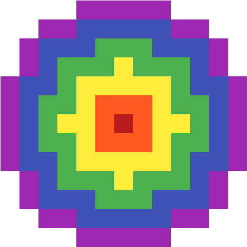 Rainbow Circle - Minecraft Ender Pearl Png (1184x1184), Png Download
