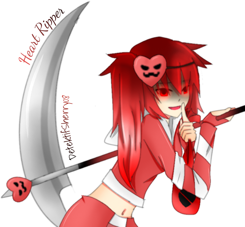 Heart Ripper - She& - Gacha Scythe Ripper Belly (1024x768), Png Download