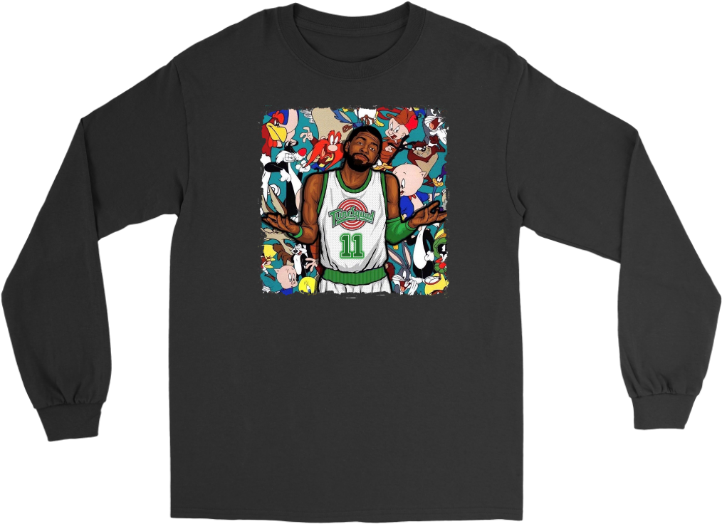 Kyrie Irving "tune Squad" Long - T-shirt (1024x1024), Png Download
