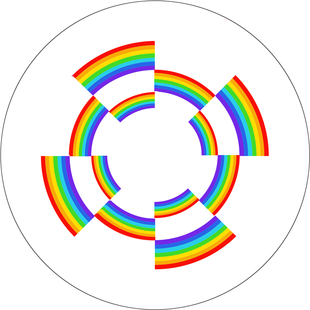 Rainbow Circle - Circle (1134x1134), Png Download