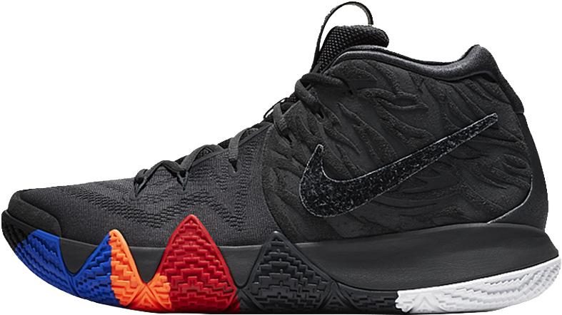 Best Sale B5d86 E5d03 Nike Nike Mens Basketball Shoes - Kyrie 4 March Madness Black (800x800), Png Download