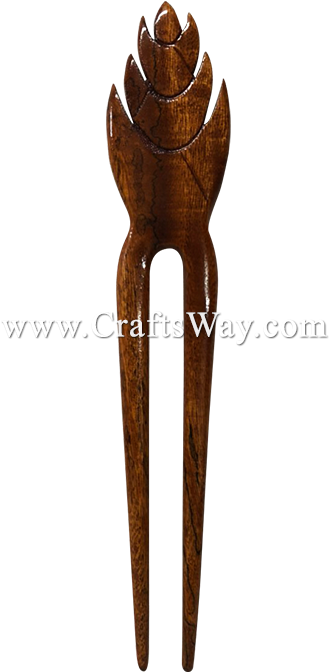 Heliconia Wooden Stick - Wood (429x680), Png Download