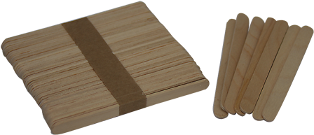 Ice Cream Wooden Stick - Plywood (500x286), Png Download