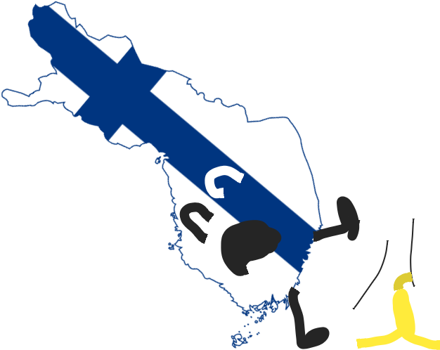 Finland 0 - Finland Flag And Map Twin Duvet (1280x720), Png Download