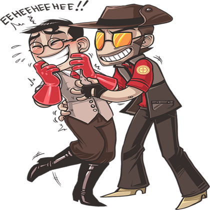 Drawn Snipers Tf2 Medic - Roblox Tf2 Sniper (420x420), Png Download