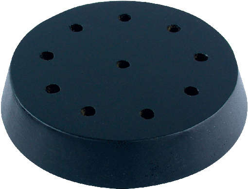 Black Wooden Round Table Base For 4x6" Stick Flags, - Table (520x416), Png Download