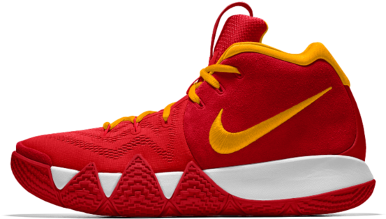 Kyrie 4 Id Men's Basketball Shoe Kyrie Irving Shoes, - Purple And Yellow Kyrie 4 (640x640), Png Download