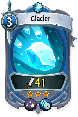 Might - Rare - Glacier - Super Rares Battlehand Jinx (450x560), Png Download