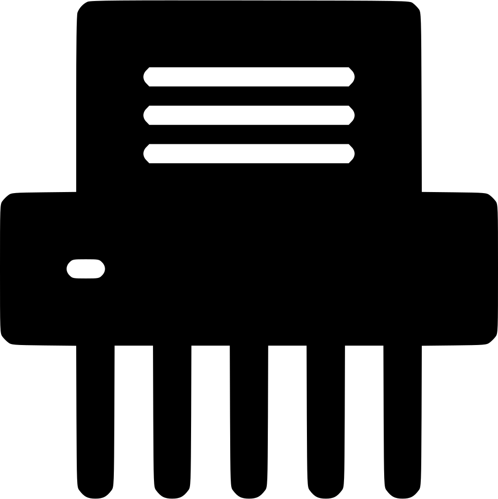 Paper Shredder Comments - Paper (980x982), Png Download