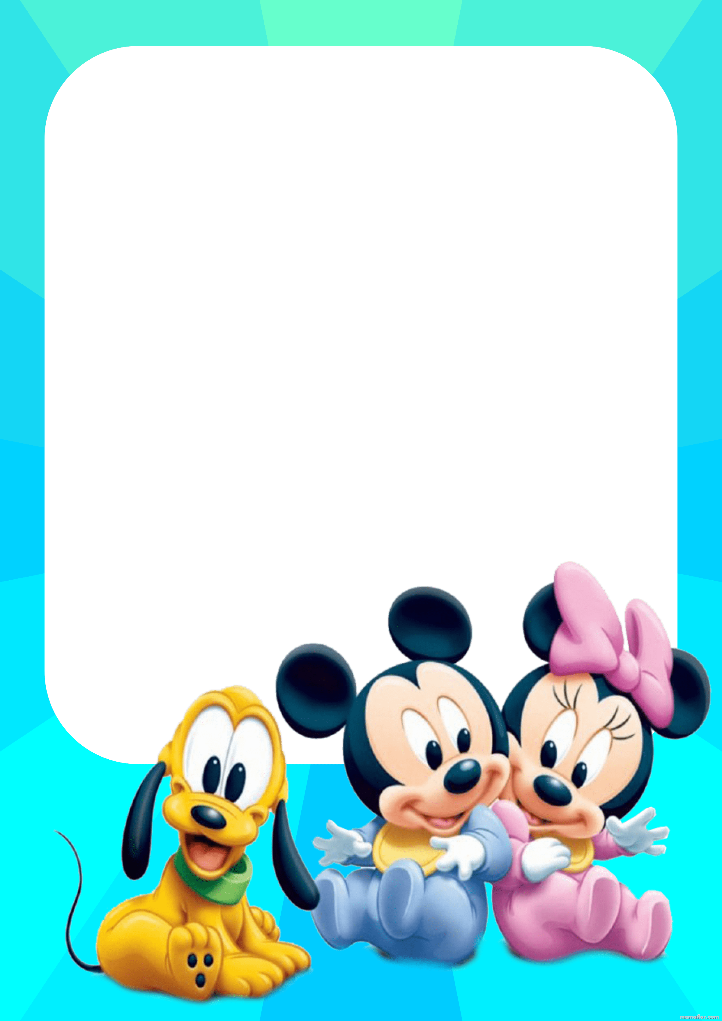 Walt Disney Minnie And Mickey (2480x3508), Png Download